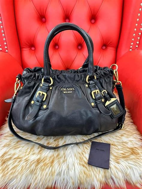 prada milano gaufre leather tote|antique prada handbags.